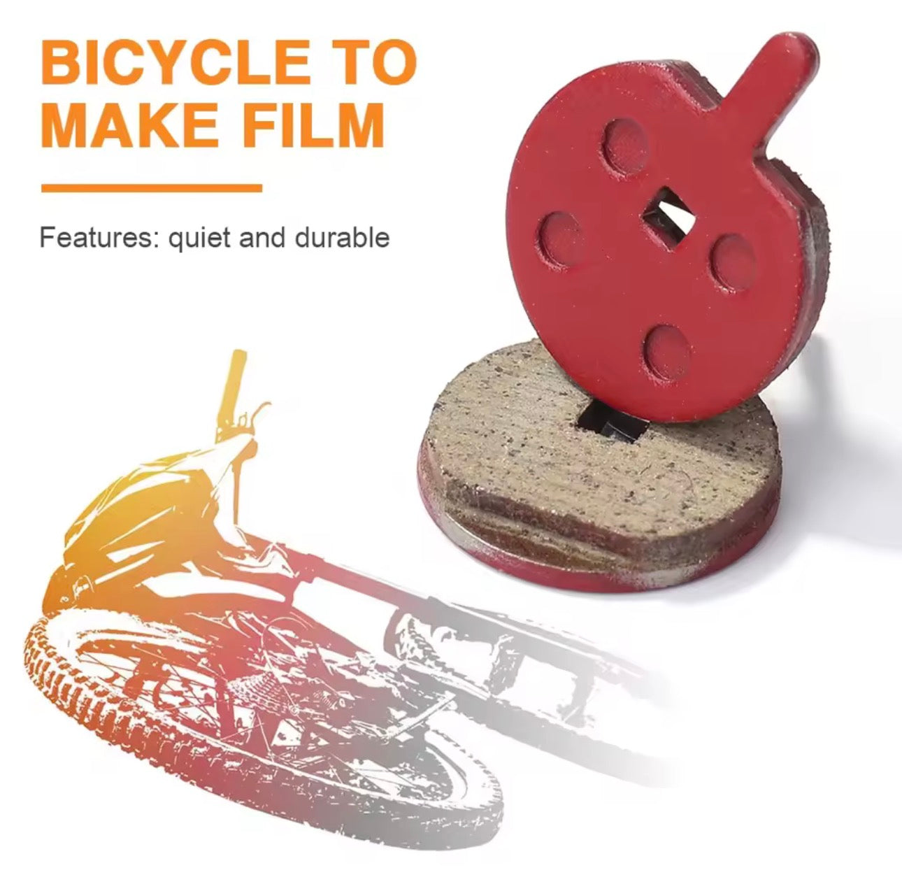 01PCS Bike Disc Brake Pads MTB Brake Pad Wear-resistant Disc Brake Pads MTB Mountain Bike Disc Brake Pads Cycling Part